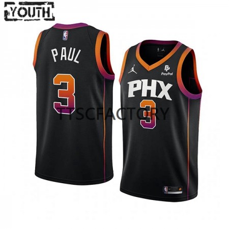 NBA Phoenix Suns Trikot Chris Paul 3 Jordan 2022-23 Statement Edition Schwarz Swingman - Kinder